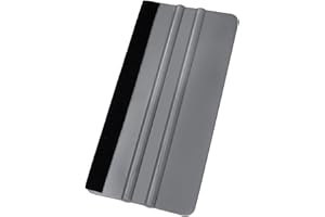 KESPEN WINDOW FILMS KESPEN Window Felt Squeegee, Vinyl Scraper for Window Privacy Film and Car Glass, Tint Squeegee Installation Tool Protection Scratches Film Soothing, 5.9 * 3.1 Inch, Grey