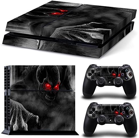 Vinyl Decal Protective Skin Cover Sticker for Sony PS4 Console And 2 Dualshock Controllers #12