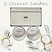 Coconut Scented Candle-Natural Wax and Fresh Coconut Essential Candles,Long Lasting and Highly Scented for Stress Relief,Romantic Dinner Date,Spa,Eliminating Home Odd Smellthumb 4