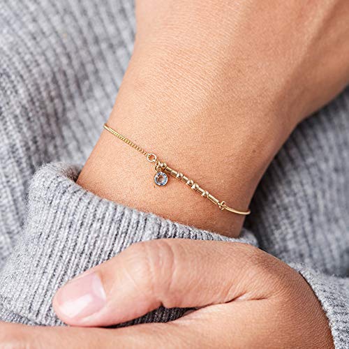 CUSTOM Morse Code Bracelet - Bridesmaid Gift, Birthday Gift for Sister, Mother, BFF, Best Friend, Daughter, Wife, Girlfriend |'Ann' Bracelet