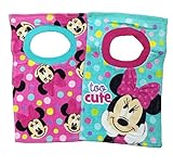 Disney Minnie Mouse Toddler Baby Girls 2 Pack Bibs