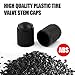 GODESON 20 Pack Black Plastic Tire Valve Stem Caps