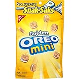 Nabisco Golden Oreo Mini Sandwich Cookies Snak-Saks