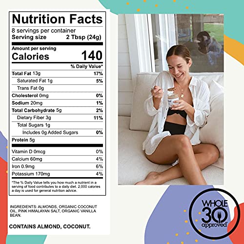 Revival Sea Salt + Vanilla Almond Butter Whole30 Approved Keto Nut