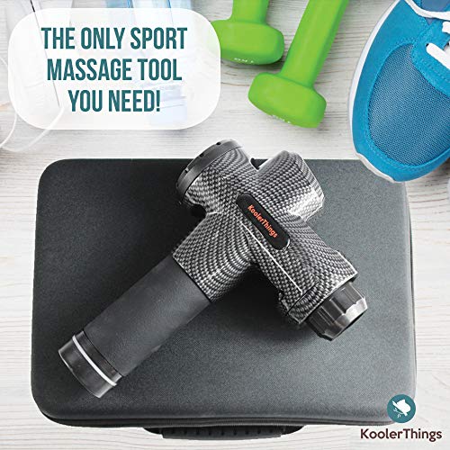 Massage Gun 20 Speed Level Deep Tissue Percussion For Deep Relaxation, Cordless Handheld Electric Body Massage Device For Neck, Back, Muscle & 5 Heads Included