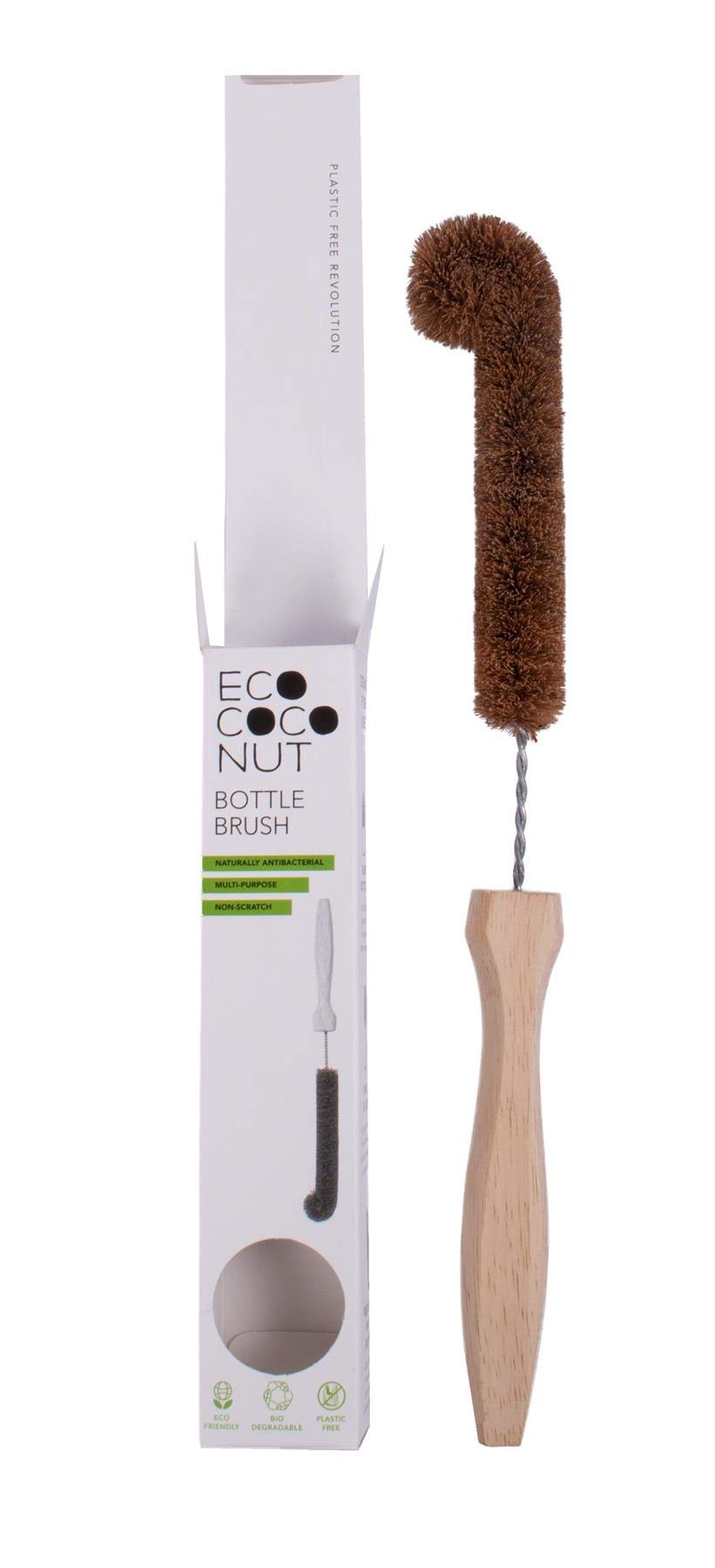 Eco Coconut Eco-Friendly, Multi-Purpose Bottle Brush, Pack of 1