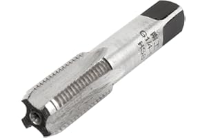 uxcell a15012200ux0336 G 1/4-19 BSP 55 Degree Pipe Thread HSS Tap 4 Straight Flutes