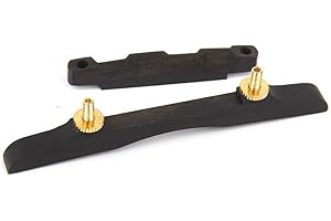 ROSENICE Adjustable Mandolin Bridge Compensated Ebony (Random Color)