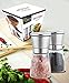 Inspero Trading Adjustable Coarseness Salt and Pepper Grinder Set