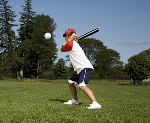 Franklin Sports Plastic Baseballs - Practice Plastic Baseballs for Kids - Solid Plastic Balls for Hitting - Pack of 8 (70mm), White (14938P6)