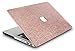 KECC Compatible with MacBook Pro Retina 15 inch Case 2015 2014 2013 2012 Release A1398 Protective Plastic Hard Shell Case, Rose Gold Sparkling