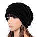 FUNOC Unisex Women Men Winter Warm Ski Knitted Crochet Baggy Beanie Hat Cap Beret