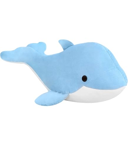 Amazon.com: The Dreidel Company Dolphin Plush Mighty Mights, 3.5