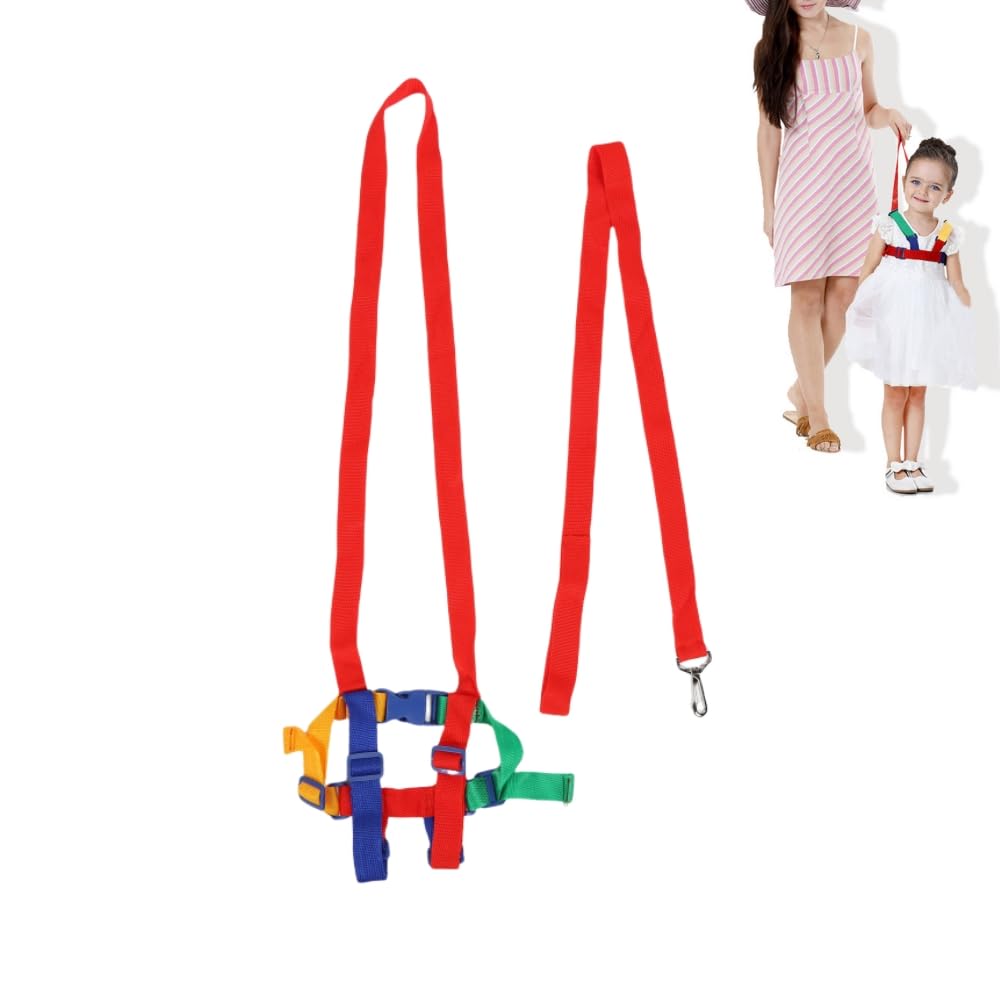 Toddler Harness, Anti Losting Breathable Regulable Shoulder Straps Polyester Kid Leash Outdoor Anti Lost Tether Rope Reins for Toddlers Babies Kids Child