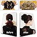 Messy Hair Bun Extensions Synthetic Updo Chignons Donut Elastic Bride Bun Ponytail Scrunchy Hairpiece Wig Accessory for Women 35g Ginger Brown Mix Golden Blonde-Medium