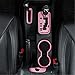 Hooke Road Pink Front Cup Holder Trim for 2011-2018 Jeep JK Wrangler & Unlimited