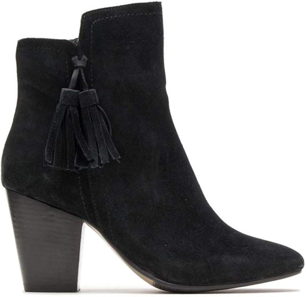 black suede hush puppies