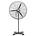 Yonntech 31 inch Standing Pedestal Fans High Velocity Floor Fan Industrial Familiy Fan 3 Speed Settings Adjustable Tilt Metal Stand with 55
