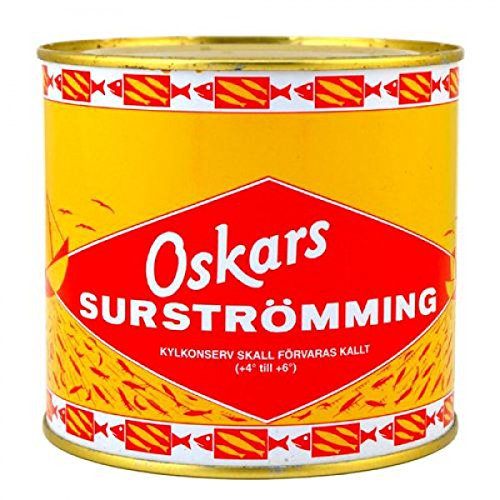 Surströmming Oskars – Boîte Géante De Hareng Fermenté Suédois, 710 G (poids Net 475 G) – Spécialité Nordique