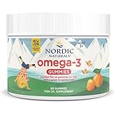 Nordic Naturals Nordic Omega-3 Gummies, Tangerine - 60 Gummies - 82 mg Total Omega-3s with EPA & DHA - Non-GMO - 30 Servings