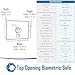 BARSKA Top Opening Drawer Safe with Fingerprint Lock