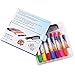 Hair Chalk Pens Set of 8 Colors -Safe for Hair & Skin, Comb, Beads, Hair Beading Tool for Braids - Add Flair of Colorful Streaks to Your Hair (Plain Colors) (Plain Colors)