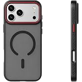 Magnetic Case for iPhone 17 Pro Max, Shockproof Protective Phone Case, Strong Magnetic Hold, Slim Non-Slip Design, Black