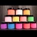 12 Color Set UV Black light .5oz (6oz), Neon Rave Fluorescent Acrylic Paint