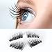 Magnetic Eye Lashes , ONEMORES 3D 0.2mm Reusable False Magnet Eyelashes Extension (Black)