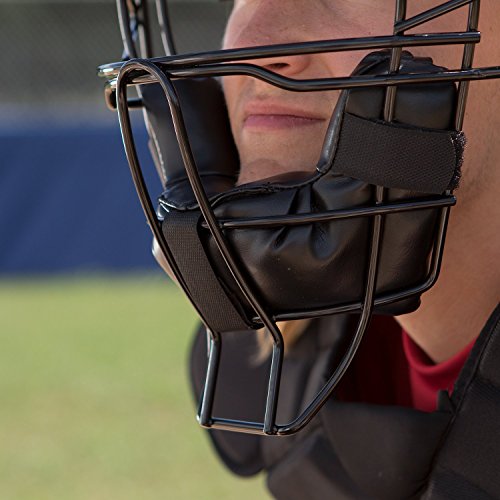 Champion Sports Adult Extended Throat Guard Baseball Mask for Umpires