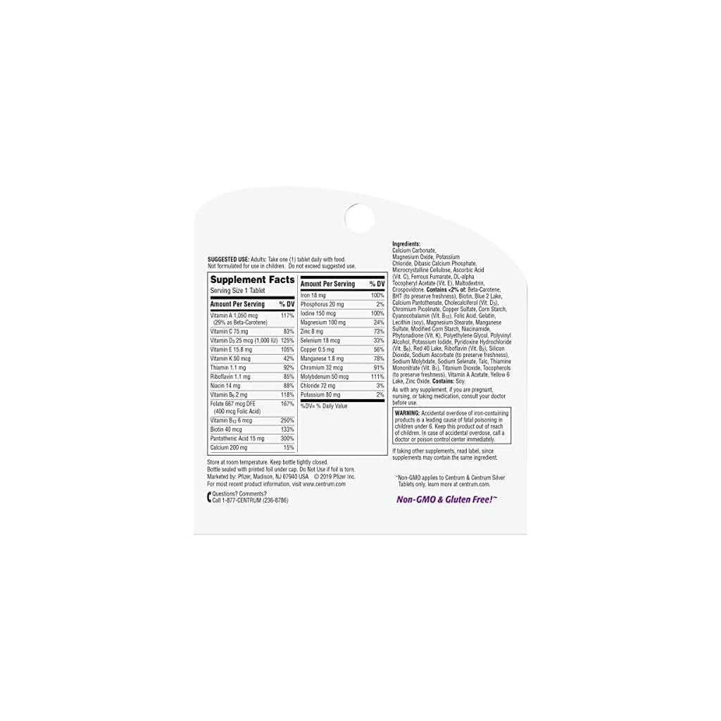 Centrum Multivitamin for Women, Multivitamin/Multimineral Supplement