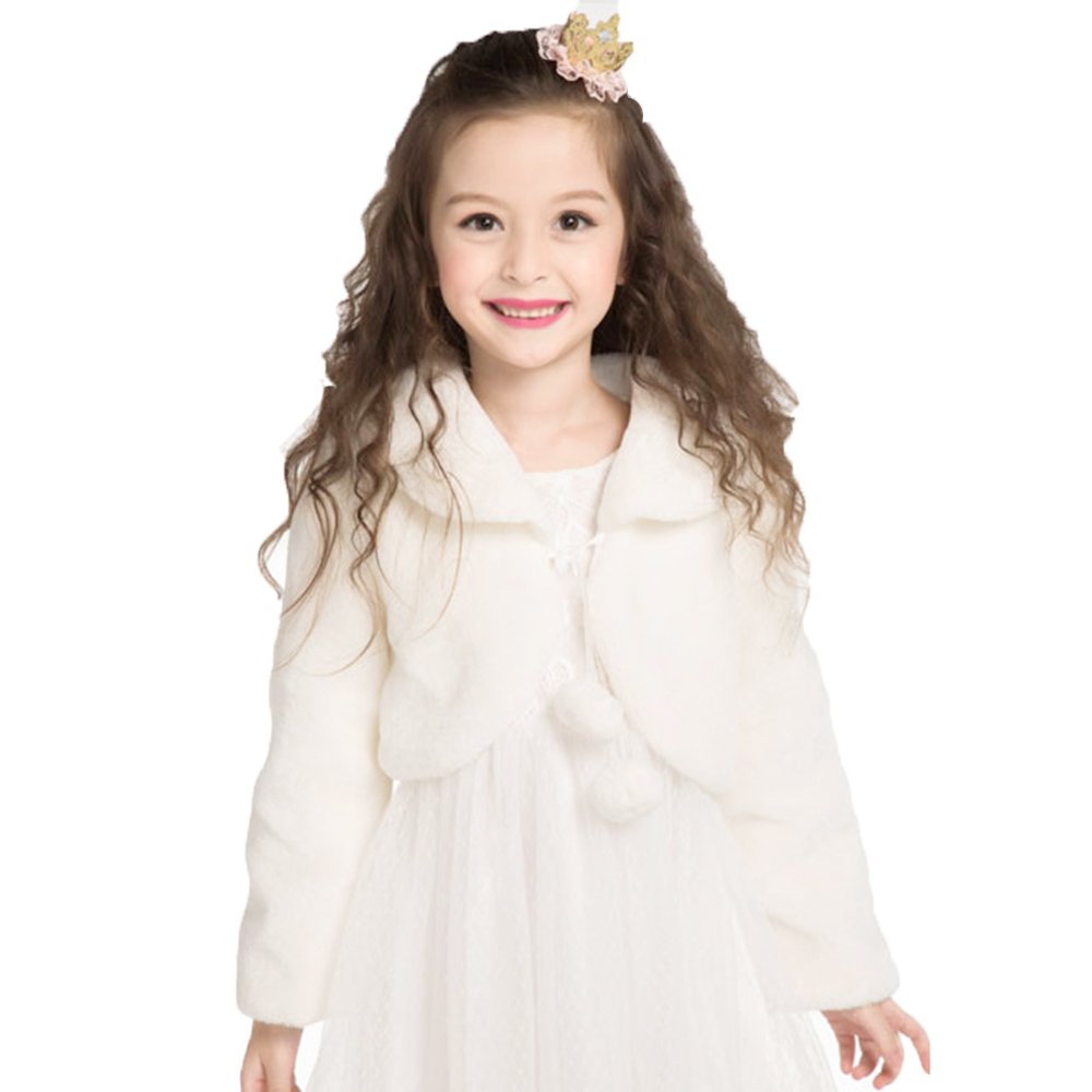 childrens faux fur bolero jacket