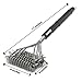 Tadge Goods Bristle Free BBQ Grill Brush Scraper Tool – Premium Stainless Steel Barbecue Grilling Accessories for Ultimate Grate Cleaning – Great on Weber, Napolean Grills, 4 Coil