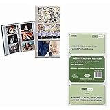Pioneer Refill Pages for 3-Ring Photo Albums, holds 4x6- Inch Photos, Pack of 5 Pages.