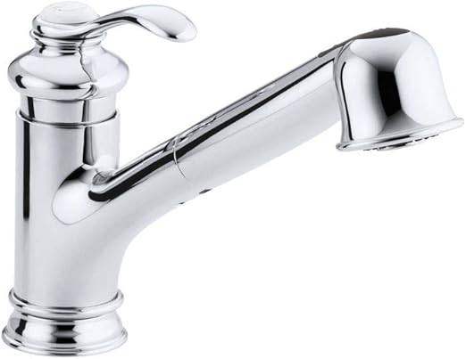 Kohler Fairfax R Single Three Hole Sink 9 Pull Out Spout Kitchen