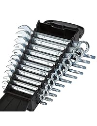 Stalwart 75 ht3009 Combo Sae & Métrico Juego De Llaves con funda de transporte, 22 piezas