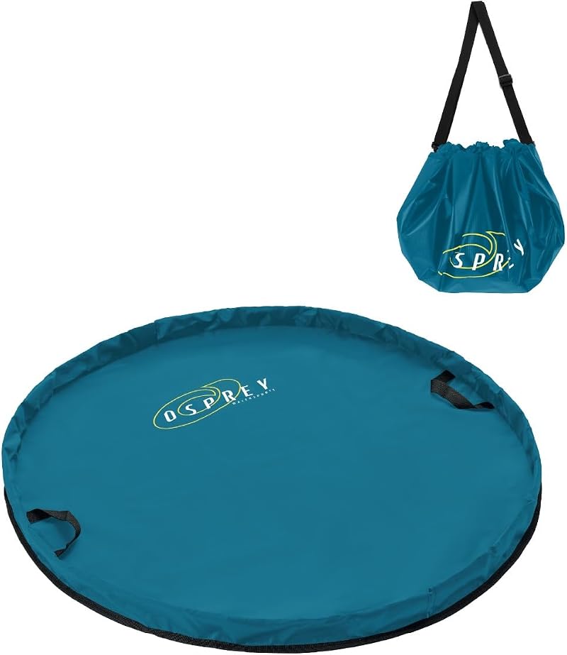 Osprey Wetsuit Changing Mat Teal Waterproof Folding Travel Bag One Size