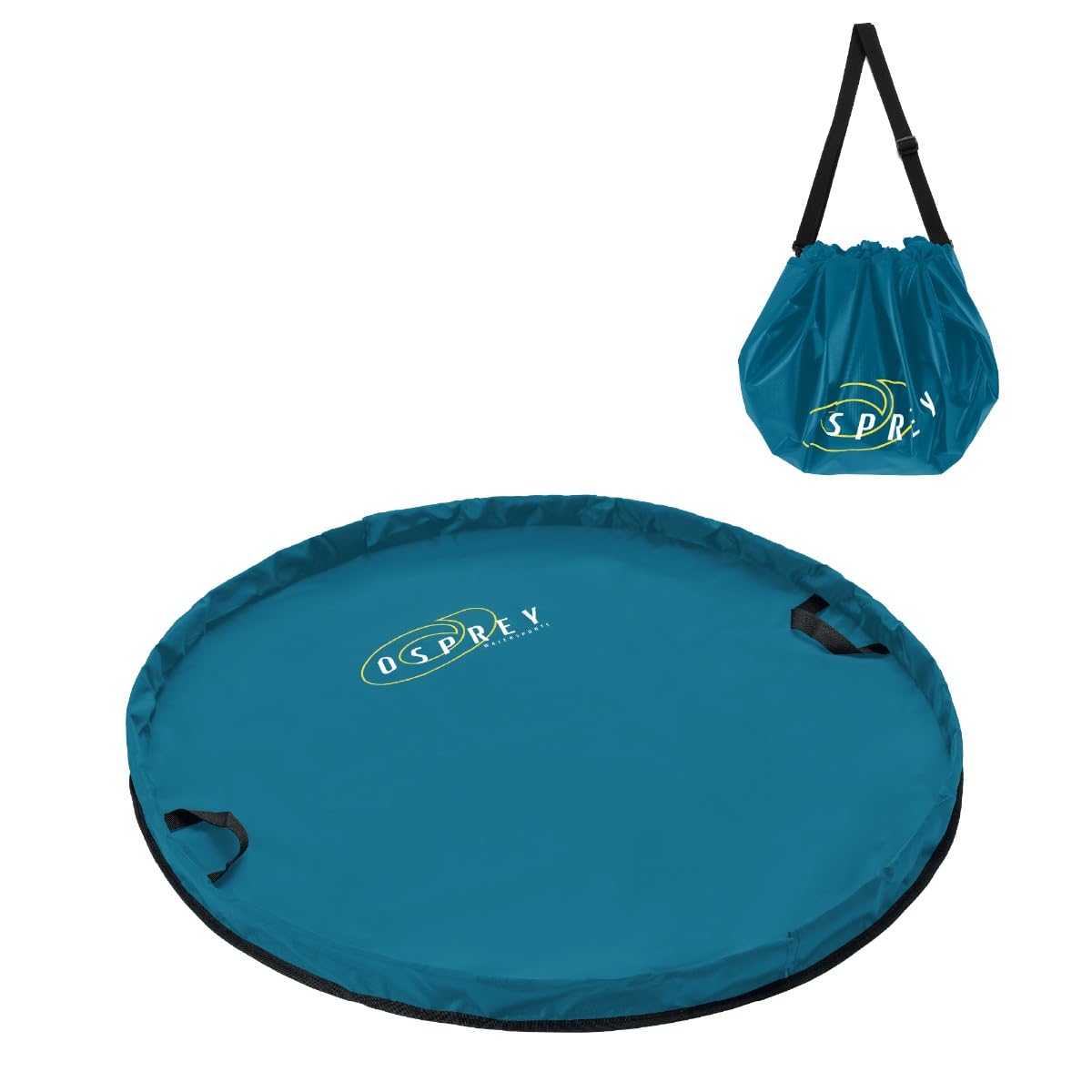 Osprey Wetsuit Changing Mat | Waterproof Outdoor Surfing Changing Bag, Folding and Water Resistant, Travel Bag, Teal, One Size