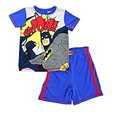 Batman Boys Poly Shorts Pajamas (Little Kid/Big Kid)