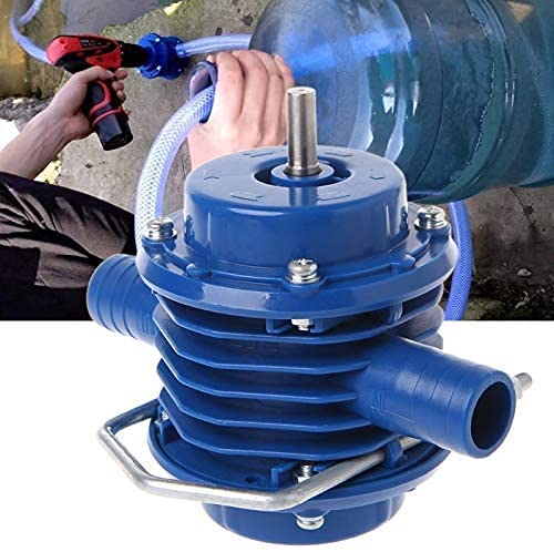 Portable Electric Drill Pump for Machine Water Transfer - Mini Hand Self-Priming, Powered Centrifugal Pump, Household Garden