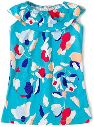 little bitty Girl Cute Cartoon 100%Cotton Short Sleeve Printing Dresses Summer