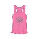 Design By Humans D20 of power Women's 2X-Large Pink Heather Racerback Tank Top