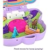 Polly Pocket Jumpin’ Style Pony Compact with Horse Show Theme, Micro Polly Doll & Friend, 2 Horse Figures (1 with Saddle…