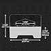 104 Clear Self Adhesive Heavy Duty Slot Hang Tab Tags 19 Oz Limit Retail Hangers