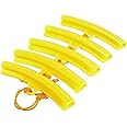 Tire Changer Guard Rim Protector, 5Pcs Car Rubber Tire Changer Guard Rim Protector Wheel Changing Rim Edge Savers Tools(Yello