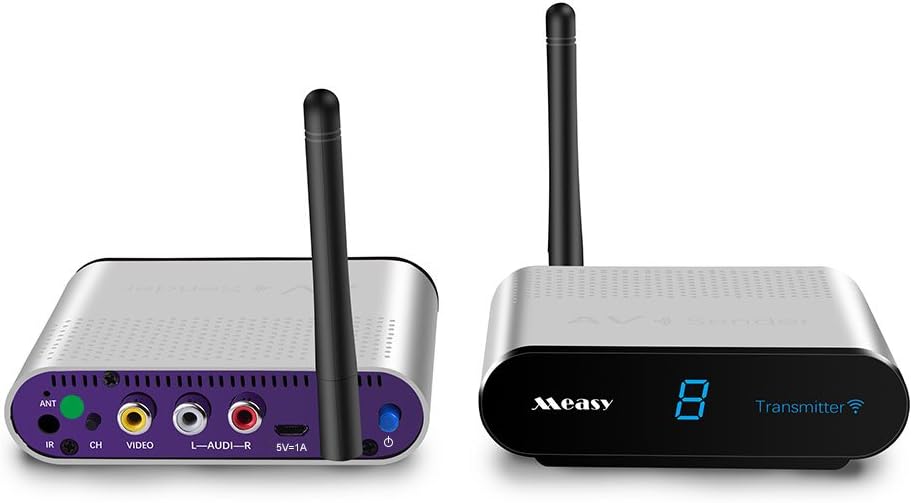 Signstek 1640ft 5.8GHz Wireless AV Sender with 1 Transmitter and 1 Receiver