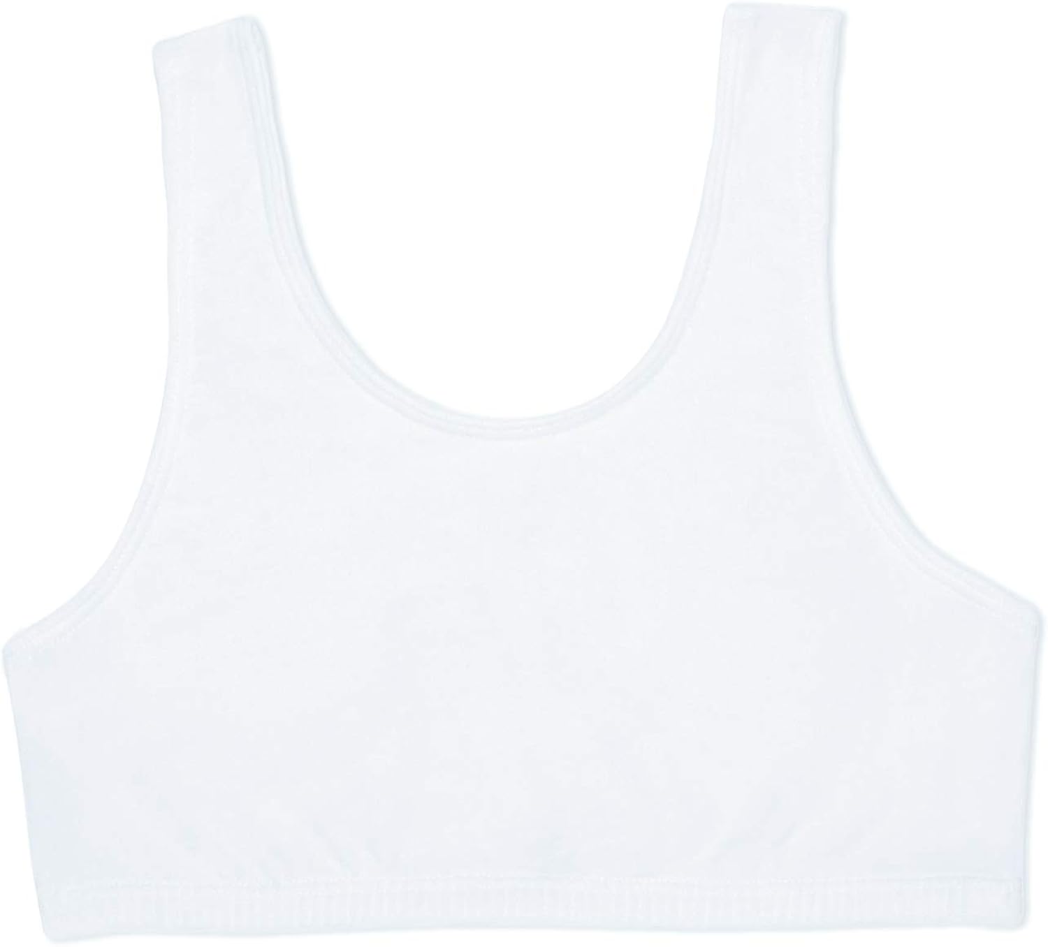 Fruit of the Loom Girls' Cotton Built-up Sport 3 Pack: Clothing