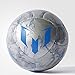 adidas Performance Messi Soccer Ball, Silver Metallic Grey/Shock Blue/Vista Grey, Size 1