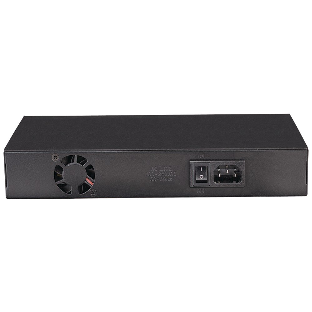 10/100/1000 autosensing ports automatically detect optimal network