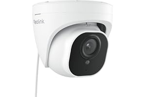 REOLINK 4K Wired Security Camera Outdoor System, IP PoE Dome Surveillance Camera with Human/Vehicle Detection, 100Ft 8MP IR Night Vision, Work with Smart Home, Timelapse, Up to 512GB SD Card, RLC-820A